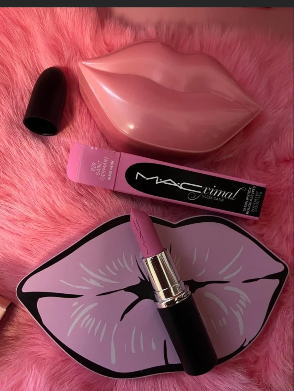 Pink Mac Lipstick Saint Germain